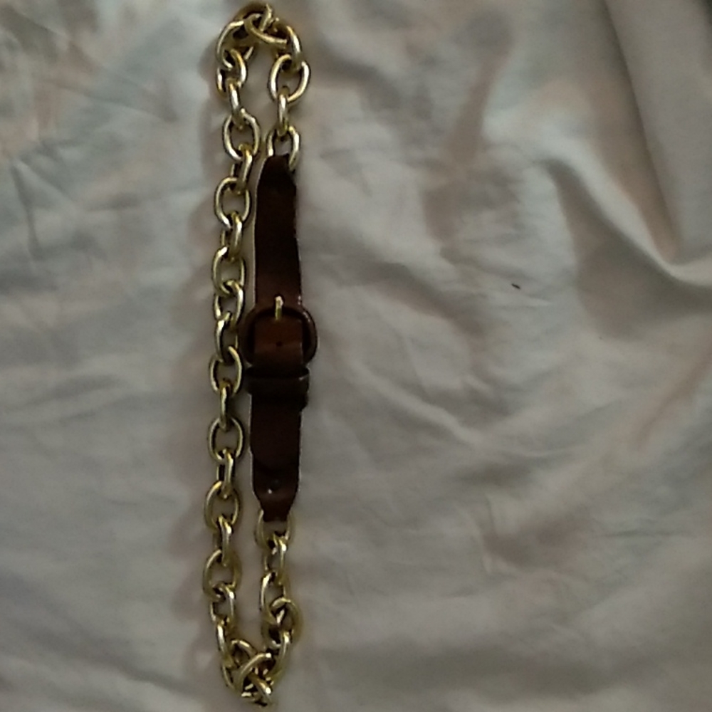 Vintege gold chain belt